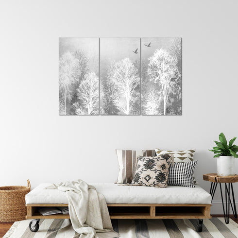 Wandbilder Wohnzimmer XXL Wald Moderne Bilder Abstrakt